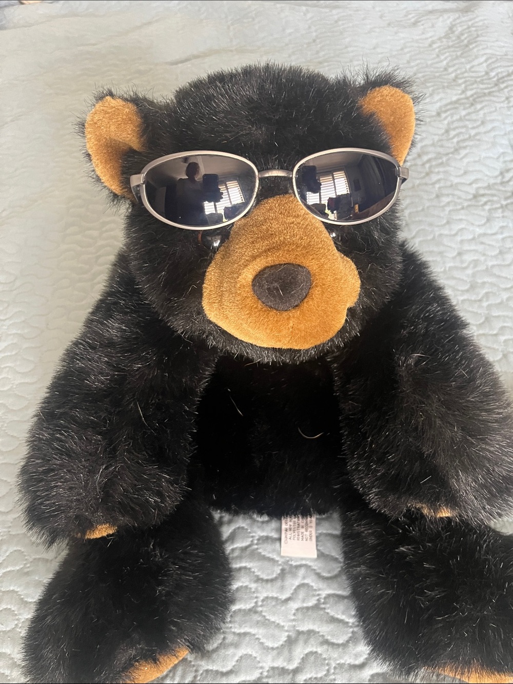 Hobie Black and Silver Oval Sunglasses